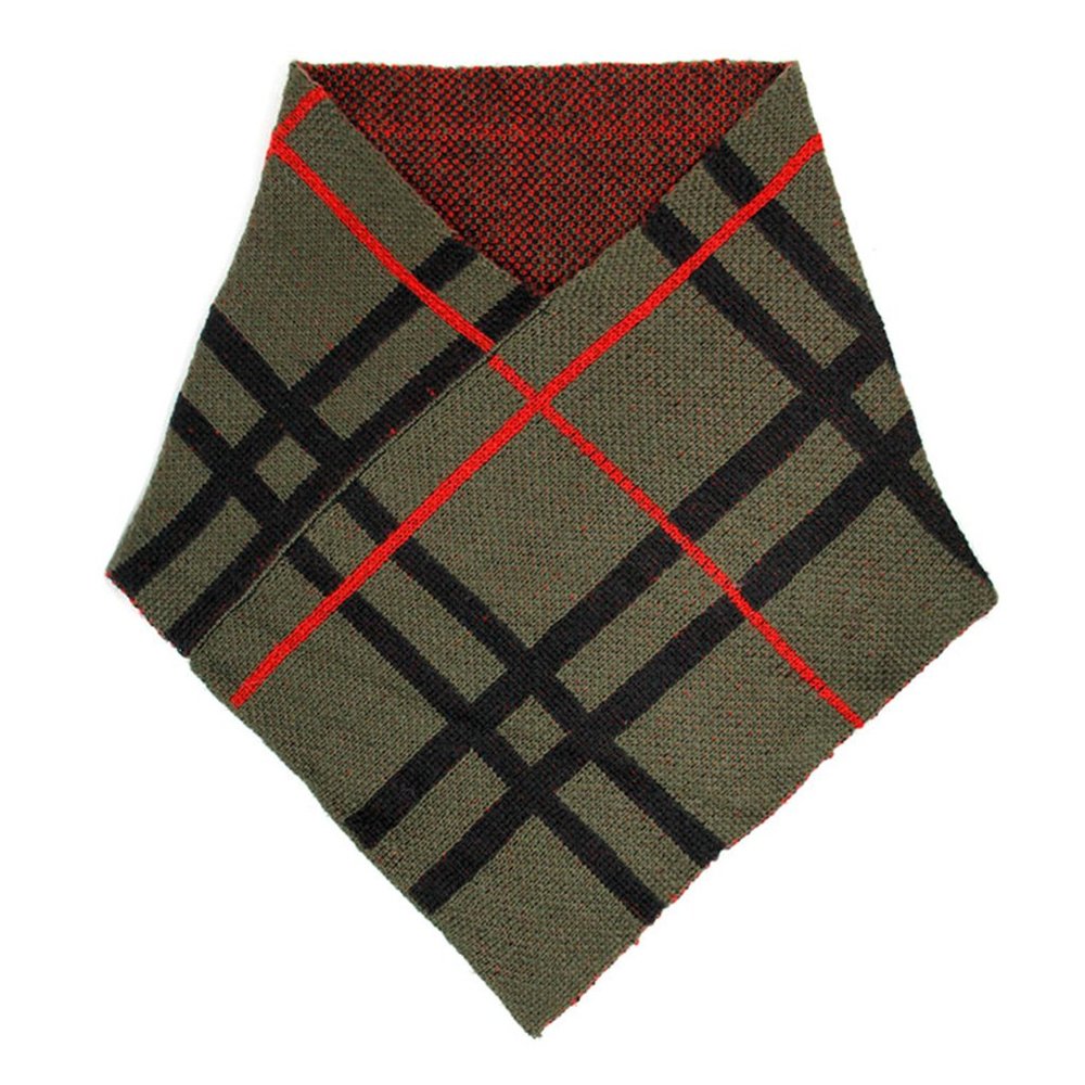 LOF Plaid Check Tube Scarf